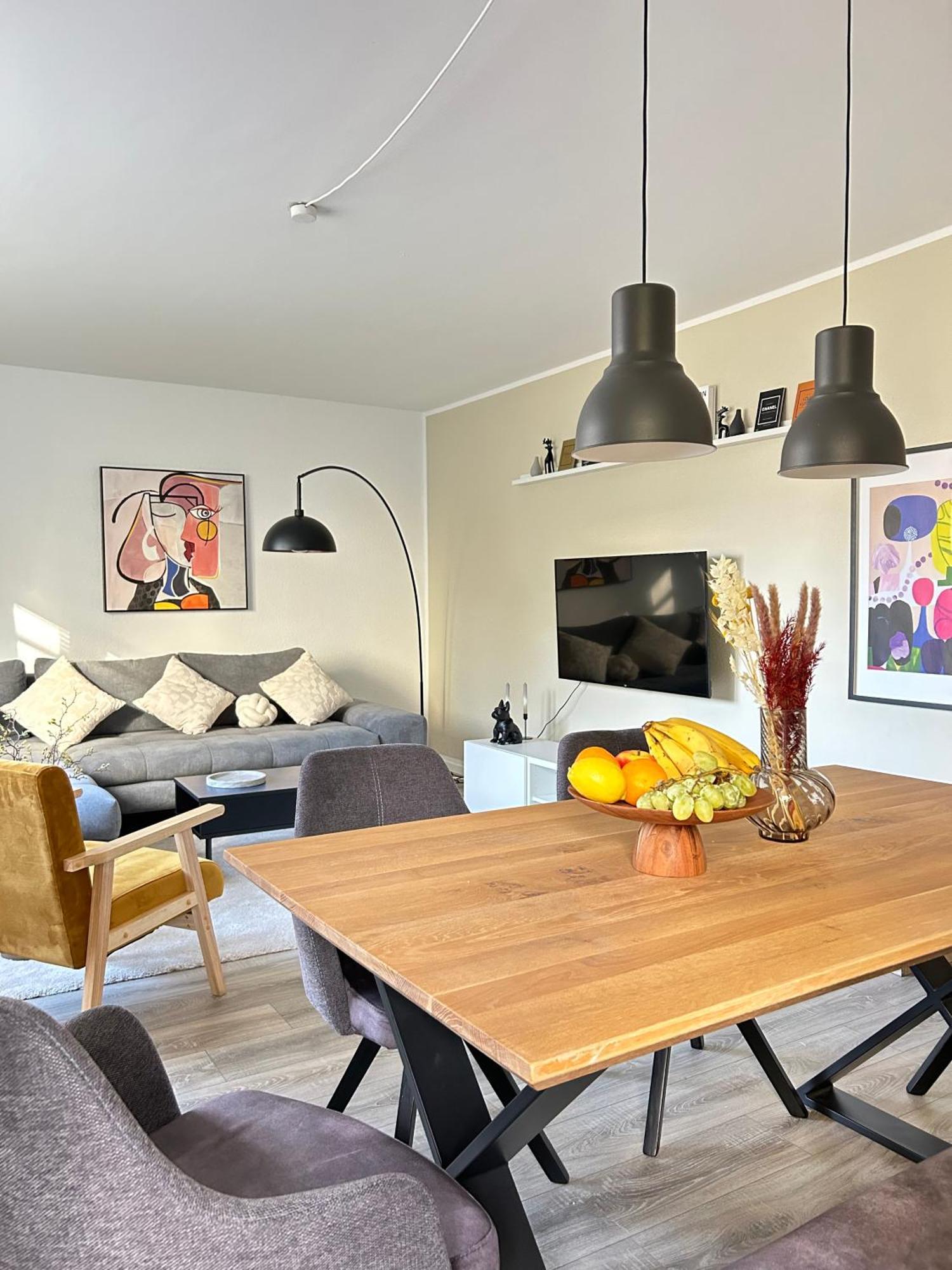 Modernes Designer-Apartment Fuer 7 Gaeste - 80Qm In Zentraler Lage, Self-Check-In Karlsruhe Eksteriør billede